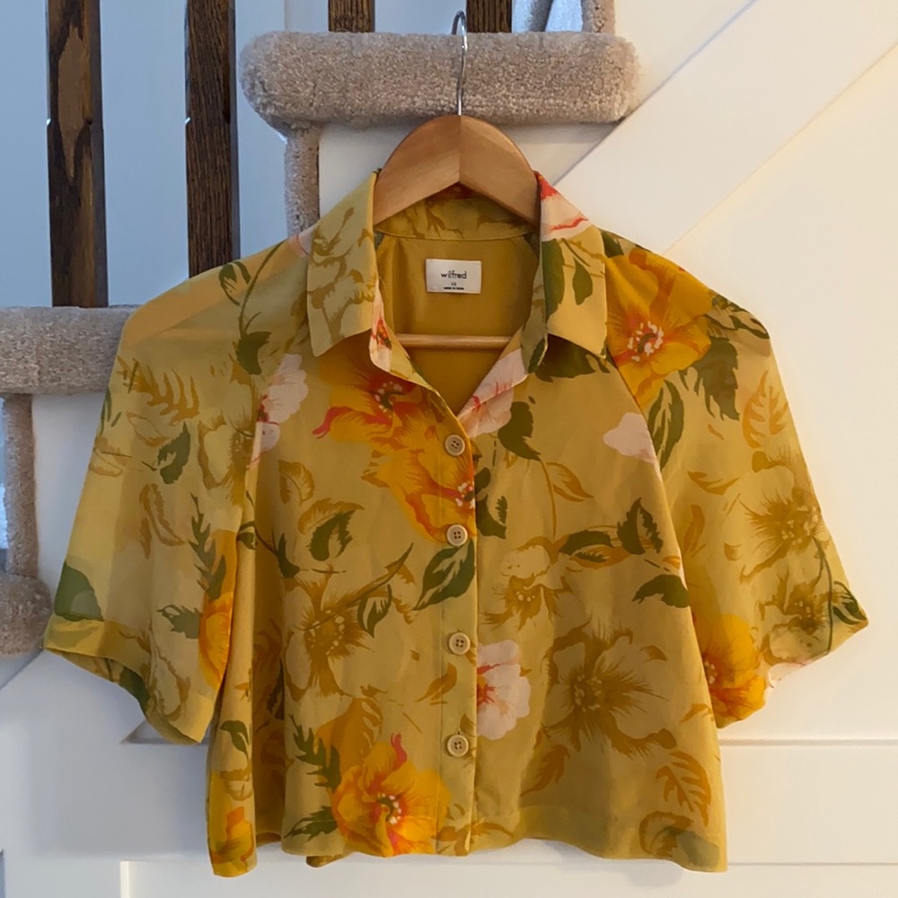 Aritzia Wilfred Henrietta XS top